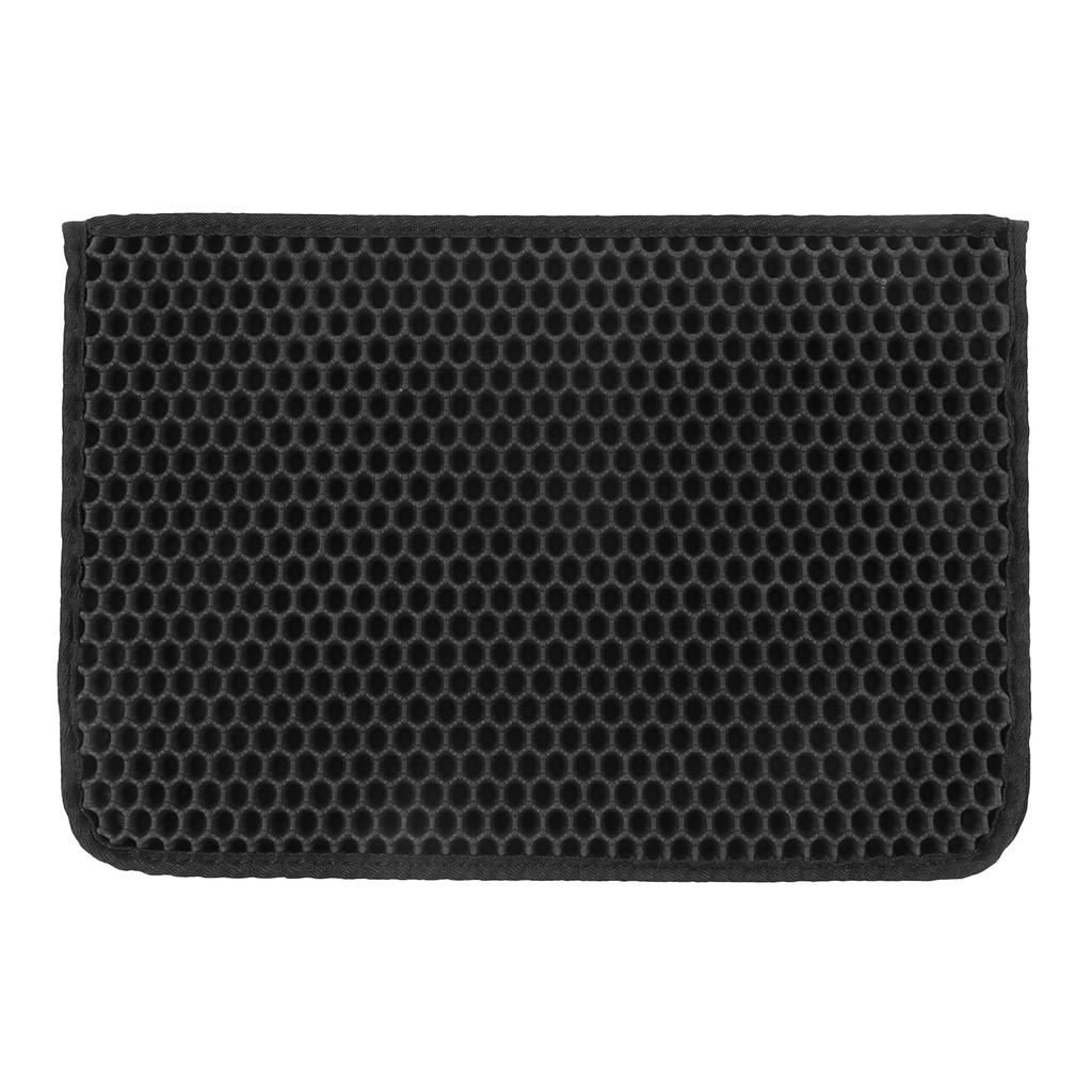 Double Layer Cat Litter Mat Waterproof 3D Honeycomb Holes Prevent Slipping Easy To Clean Cat Litter Trapping Mat
