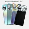 Для Huawei Nova 8 4G задняя крышка батарейного отсека задняя дверь корпус батарейного отсека Nova 8 5G запасные части объектив камеры