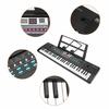 Hopcd Digital Piano, Beginner-Friendly, 61 Keys, Compact, Lightweight, Small, Educational Instrument, Piano Keyboard, Electronic Keyboard, Long-Lastin