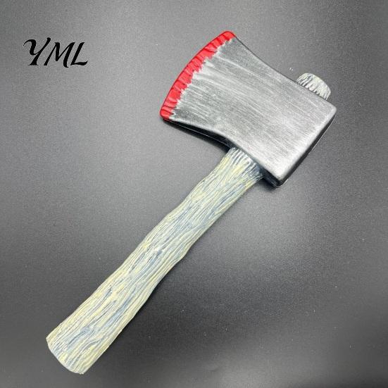 Film And Television Accessories Retro Simulation Plastic Ax Prop for Halloween Cosplay Stage Performance, Realistic Props Lightweight Toy Weapon Kids