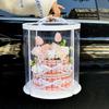 Прозрачная коробка для торта Пластиковые круглые коробки для торта Прозрачные контейнеры для упаковки подарков Свадебные Украшения для Дня Рождения Украшения на Годовщину