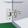 4pcs Adjustable Door Hinges Quiet Soft Close Hinges Heavy Cabinet Hinges  Cabinet
