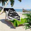 Bold geometric elegance Print beach towel, quick drying, suitable for travel, outdoor sports, jogging, the beach and swimming, gift