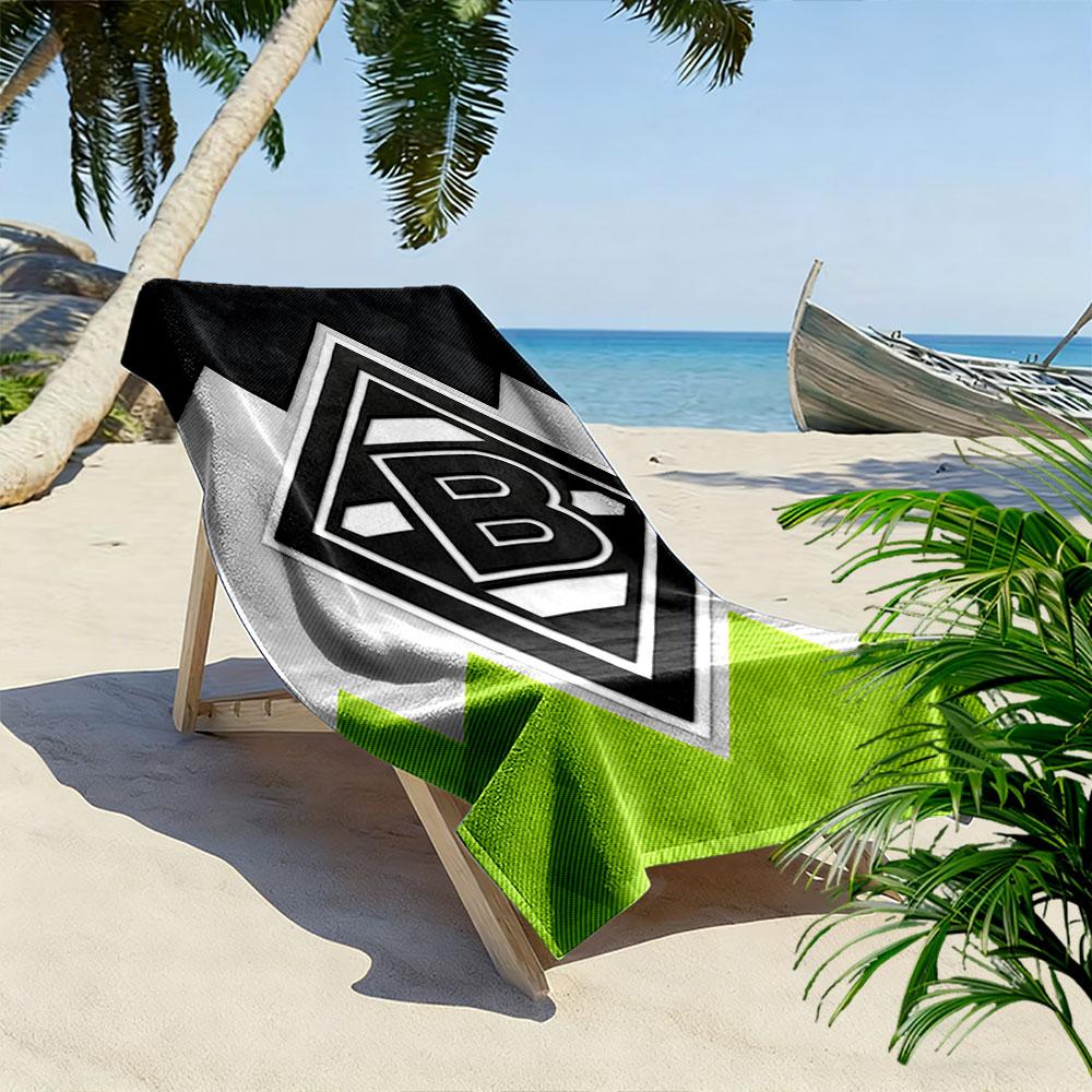 Bold geometric elegance Print beach towel, quick drying, suitable for travel, outdoor sports, jogging, the beach and swimming, gift