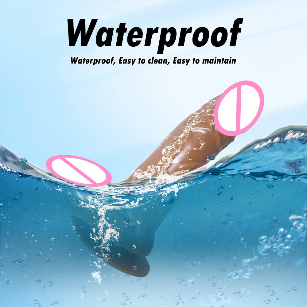 Секс-игрушки для взрослых Реалистичный дилдо Стимуляция точки G, влагалища, ануса Надувной пенис Дилдо Анальный тренажер Секс-игрушки для взрослых для женщин