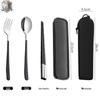 Портативный набор столовых приборов (палочки и вилка) из нержавеющей стали 316