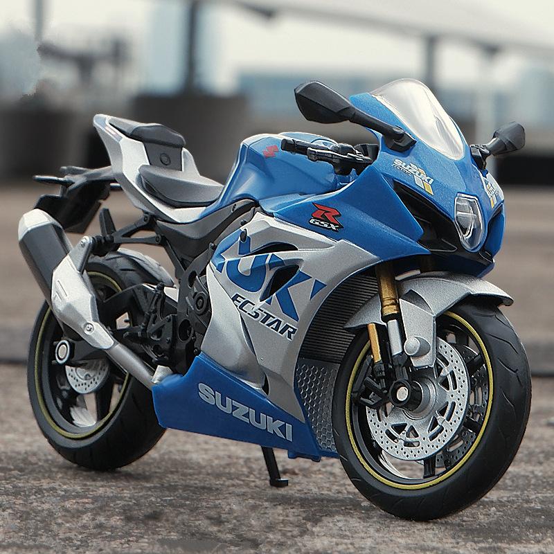 1/12 Suzuki GSX-R1000R литой гоночный мотоцикл модель имитация литой металл уличный спортивный мотоцикл модель коллекция детский подарок