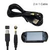 1Pc 2 In 1 Usb 2.0 Data Cable Charger Lead For Psp 1000 2000 3000 Portable Game Accessory