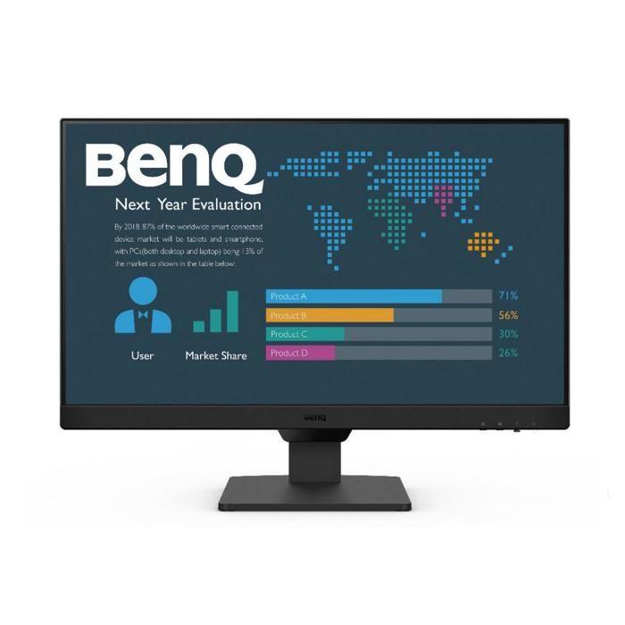 - BenQ - BenQ BL2490 - Écran LED - 23.8" - 1920 x 1080 Full HD (1080p) 100 Hz - IPS - 250 cd/m² - 1300:1 - 5 ms - 2xHDMI, Displa