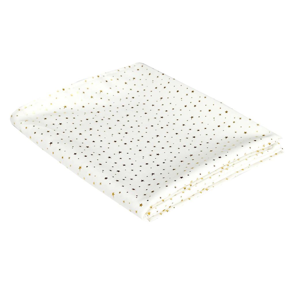 Les Trésors De Lily [A3679] - Дизайнерская скатерть 'Une Etoile est Née' золотисто-белая - 250x140 см