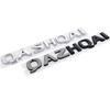 CGANEI1 Глянцевый Черно-Серебристый Эмблема Qashqai для Nissan X-trail Note Juke Sentra Patrol Navara Боковой Задний Значок Название Логотип Наклейка