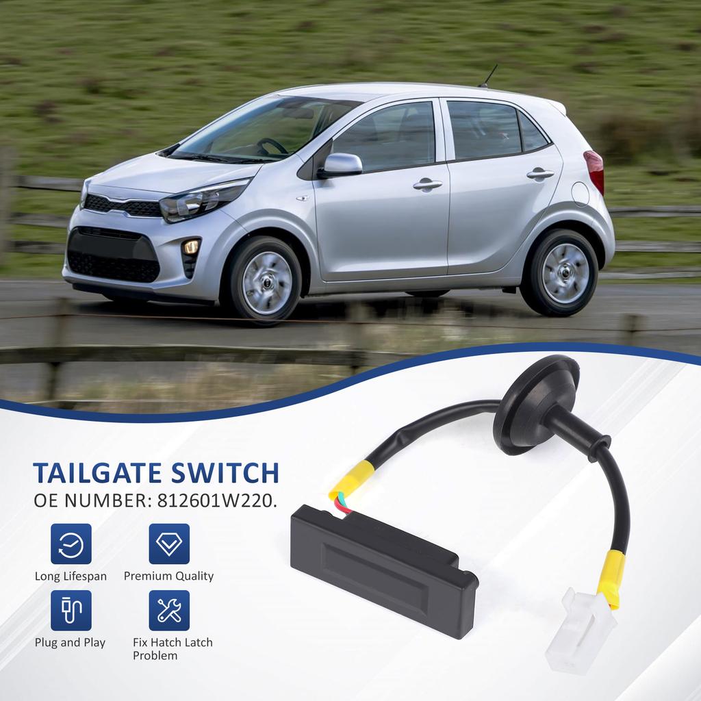 Для Kia Picanto TB 2011-2017 Автомобиль Задняя крышка багажника Дверь Багажника Выключатель Открытия 81260-1W220 Запасная часть