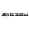 For BMW M 5.5cm Sticker M135I M240D M340I M550D M440D M135D M760LI M140D Modified Digital Displacement Standard ABS Rear Logo rvbf26