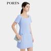 PORTS Women's Elegant Short Sleeve Commuter Dress