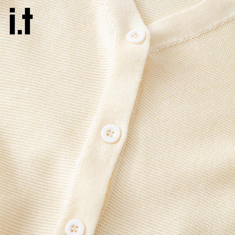 Izzue Women's V-Neck Fringe Knit Sweater