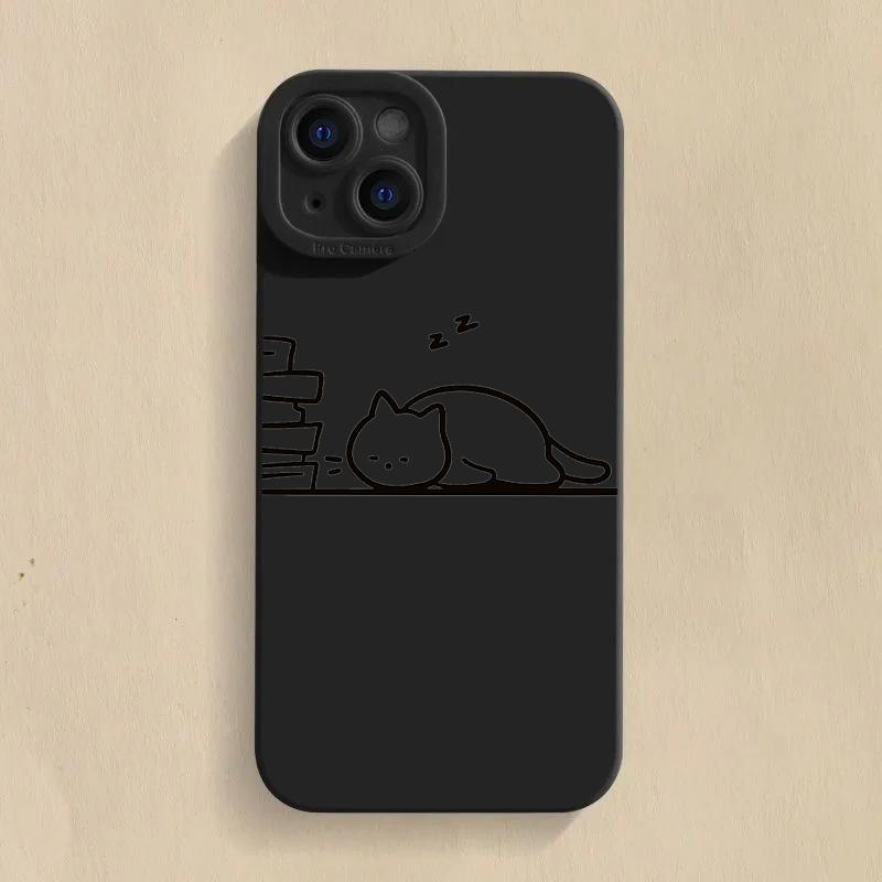 Забавный Чехол для Телефона с Парой Животных Кошек Для Samsung Galaxy S26 S25 S24 S23 S22 S21 Ultra Plus FE A16 A26 A32 A56 Мягкий Чехол