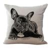 Linen Pillowcase Cartoon Children'S Small Animal Backrest Cover Pillowcase Gushen Square Throw Pillow Cover