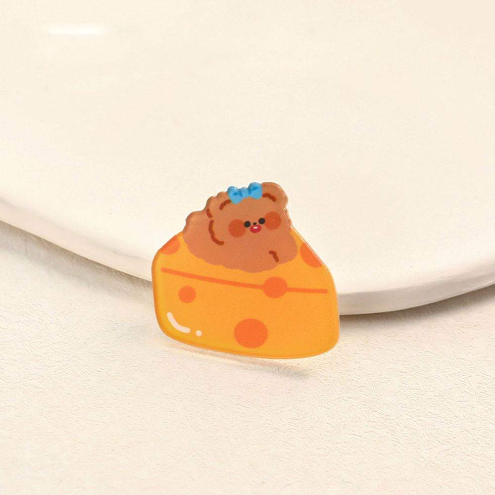 Японская простая милая симпатичная акриловая студенческая модная бижутерия мультяшная брошь корейский стиль брошь украшение на сумку