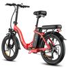 FAFREES F20 Adult Electric Bike 250W Brushless Motor 36V18Ah High-Capacity Battery Multiple Color Options, Compact Commuter E-Bike