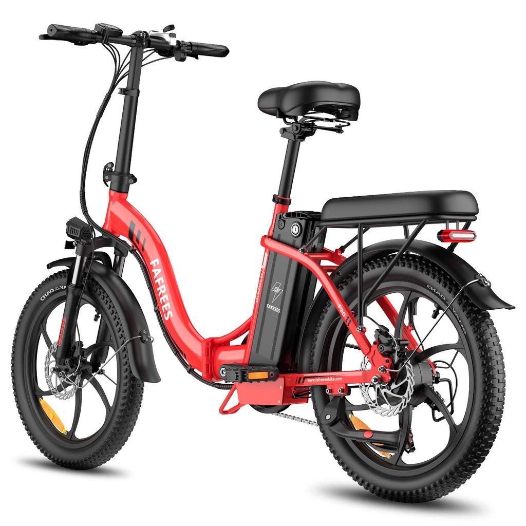 FAFREES F20 Adult Electric Bike 250W Brushless Motor 36V18Ah High-Capacity Battery Multiple Color Options, Compact Commuter E-Bike