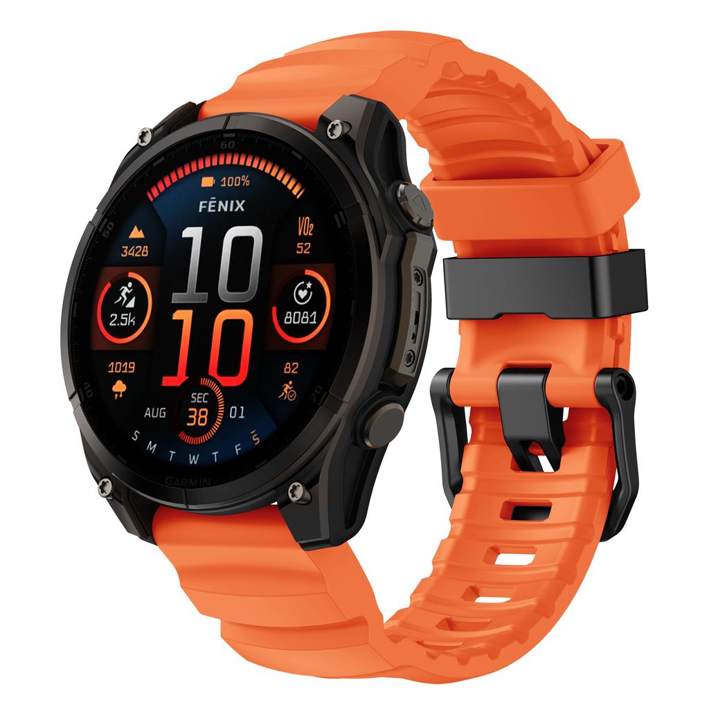 22mm 26mm Strap For Garmin Tactix8 Silicone Band for Garmin Fenix 8/7X Pro/E Enduro 3 Bracelet For Forerunner 970-965/Instinct 3
