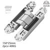 Bulk Price 3D Adjustable Invisible Door Hinge - Concealed Hidden Cross Hinge for Seamless Flush Doors