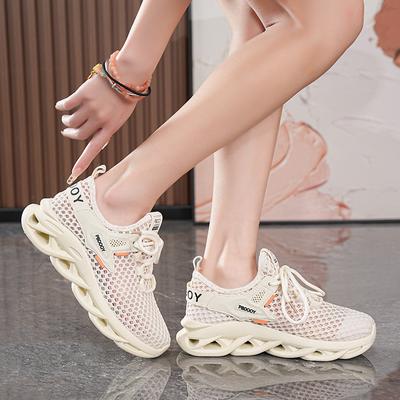 Летняя женская обувь новая дышащая полая обувь из плетеной сетки «муха» детская корейская версия универсальная обувь на платформе спортивная обувь повседневная обувь для бега