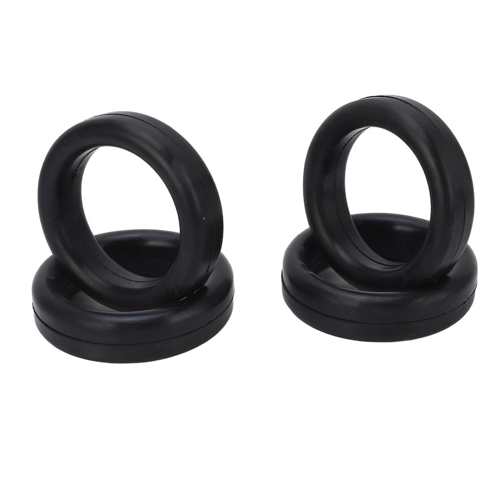 4Pcs 2inch O Ring BR554 Exhaust Hanger Black Noise Reduction Long Lasting Exhaust Hanger O Ring for Vehicles