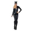 New Black Skintight One-piece Leather Mask Cosplay Nightclub Sexy Girl Stage Slim-fit Performance Costume