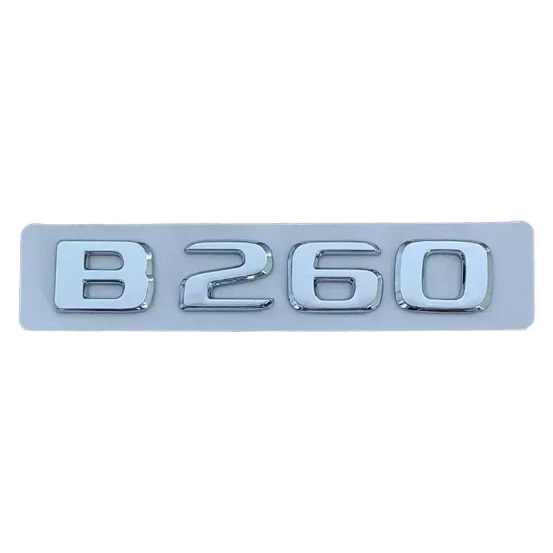 3D ABS Chrome Black Car Rear Trunk Emblem Badge Stickers For Mercedes Benz B160 B180 B200 B220 B260 W245 W246 Accessories PP5