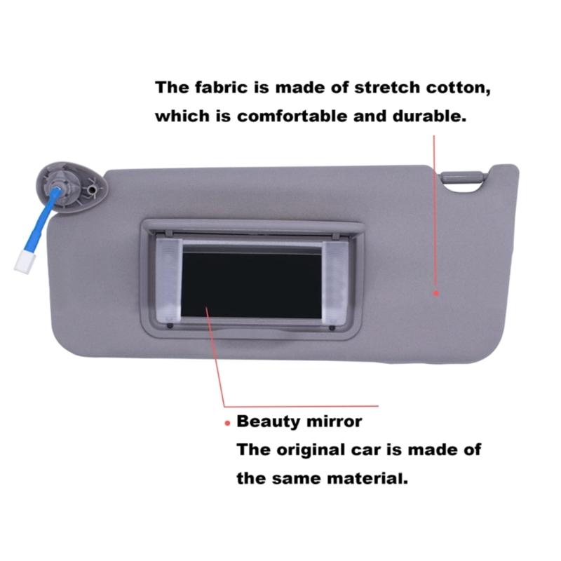 Козырьки от солнца со светодиодной подсветкой 83280TA5A51ZA Замена Многофункциональный козырек с подсветкой Повышает безопасность Прочный