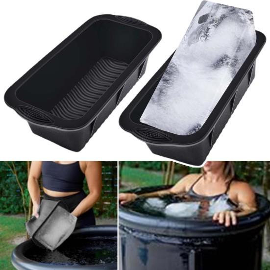 2 шт./компл. лоток для льда, герметичный, гибкий, толстый, нелипкий, многоразовый, большой емкости, без деформации, очень большая форма для ледяных блоков, секс-одежда для взрослых