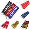 Pilot Danger Ride or Die Crew Embroidery Tag Car Keychain Key Ring Holder Gift