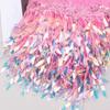 10 Yards Sequin Fabric Mesh Fringe Trim 6 Inches Tassel Fringe Lace Trim Ribbon  Home Accessory