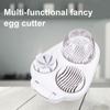 Egg Slicer for Hard Boiled Eggs Heavy Duty Egg Dicer Stainless Steel Egg Chopper Quick Meal Preparation Tool