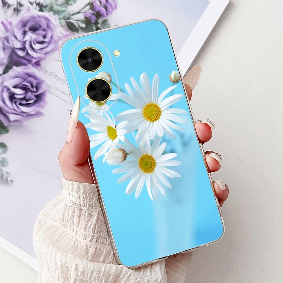 For Redmi A5 NFC 5G Case Cover Clear Luxury Kawaii Cute Cat Fashion Flowers Funny Painted Soft Phone Case For Redme A5 NFC 5G