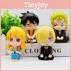 Очаровательный набор миниатюрных фигурок One Piece 10 см Зоро Нами Санджи Луффи для демонстрации