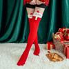Santa Claus Christmas Stockings Elk Long Tube Socks Fashion Design Cartoon Hosiery  Women