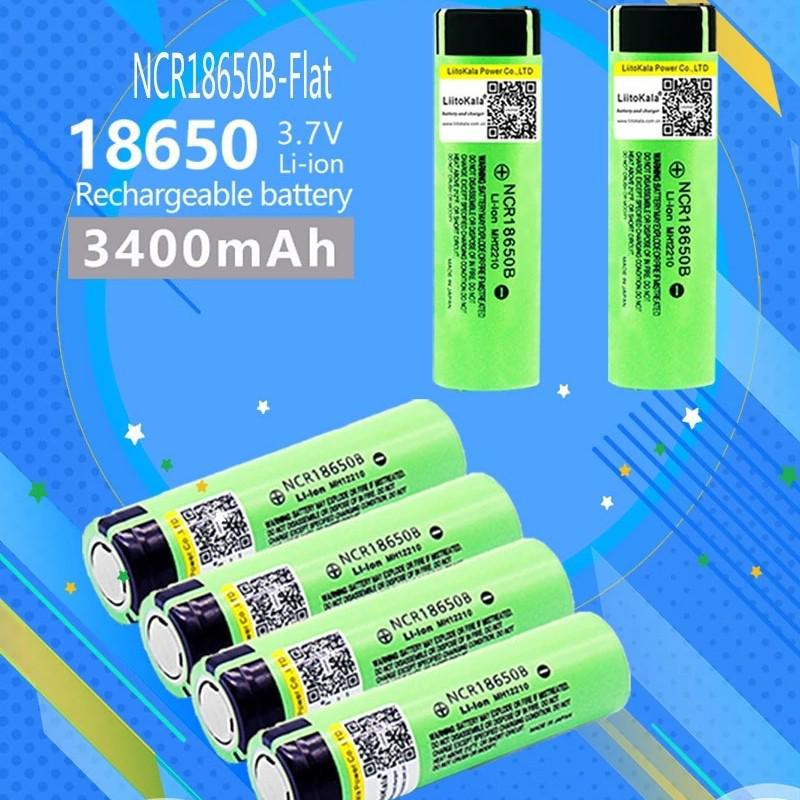 LiitoKala NCR18650B 3400 мАч 3,7 В литиевая батарея