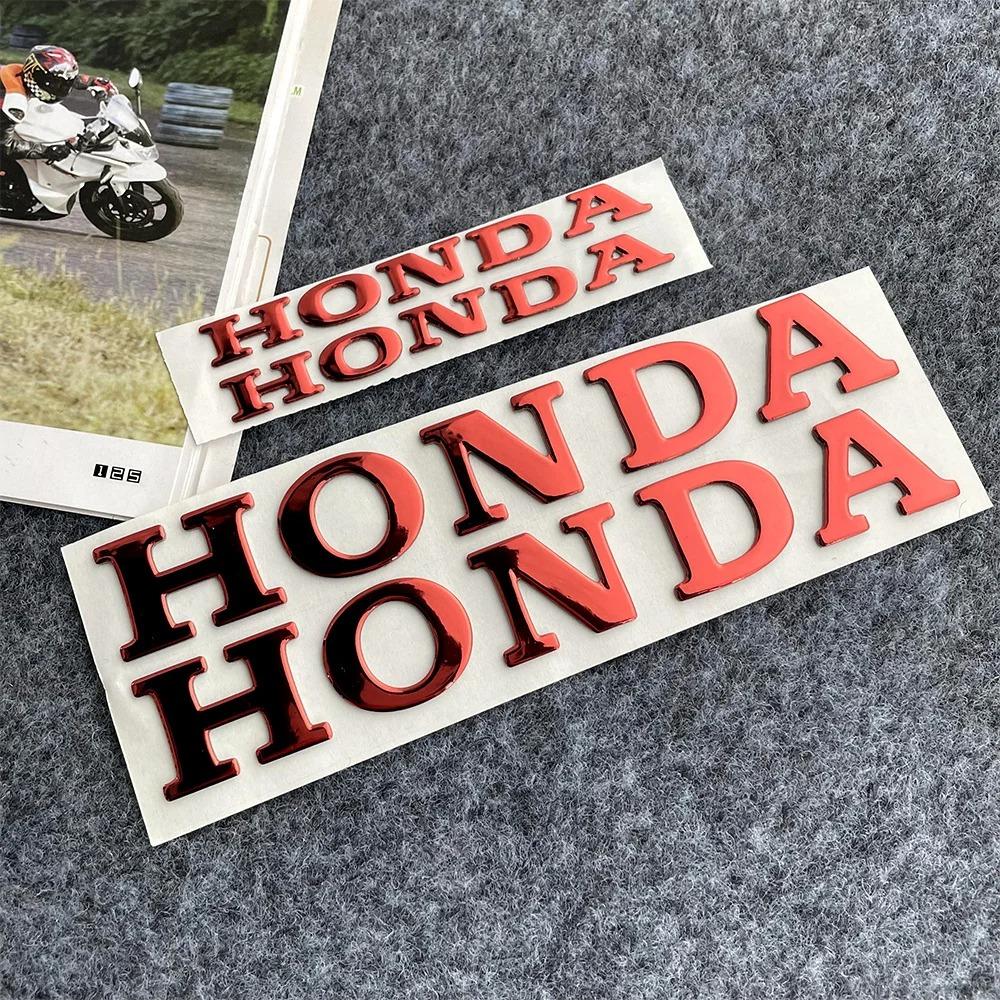FIQ1 Honda Sticker 3D Letter Label Motorcycle Decoration Accessories Fuel Tank Body Tail Wing Side Pcx160nss350pcx125cbr650r