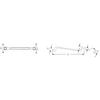 Stahlwille 20-8X10 Open End Wrench, 75 Offset, Size 8x10, Overall Length 180mm