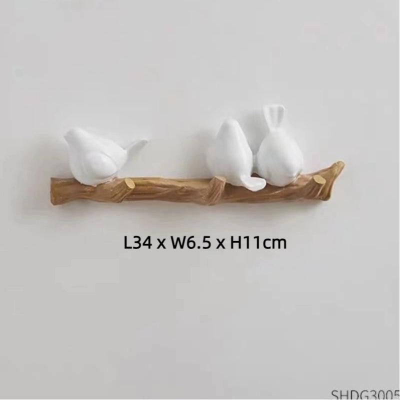 Минималистичное скандинавское 3D украшение на стену в виде птицы из смолы – Домашний декор