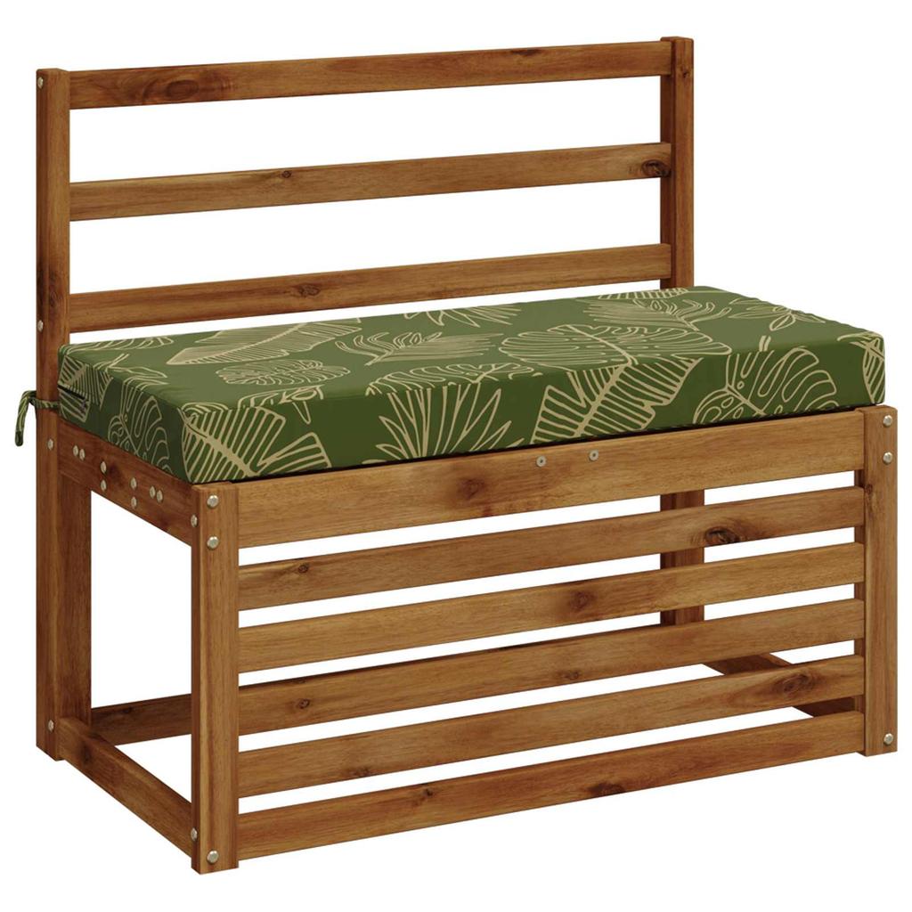 2 piece Bench Cushions SOEST 2 pcs. 100percent Polyester Leaf Design