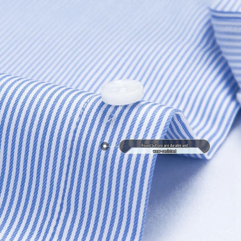 Shanshan Мужская рубашка с длинным рукавом в стиле business casual с флисовой подкладкой