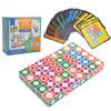 Wooden Games Puzzle Matchs Exercise Spatial Logic Thinking Color Cognition Fine Sanding Pattern