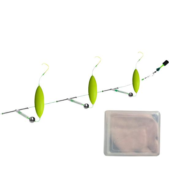 1 комплект из трех обратных крючков, рыболовная оснастка, плавный заброс, противозапутывающая оснастка с раздельным крючком, аксессуары для ловли на джиг в пресной воде и соленой воде