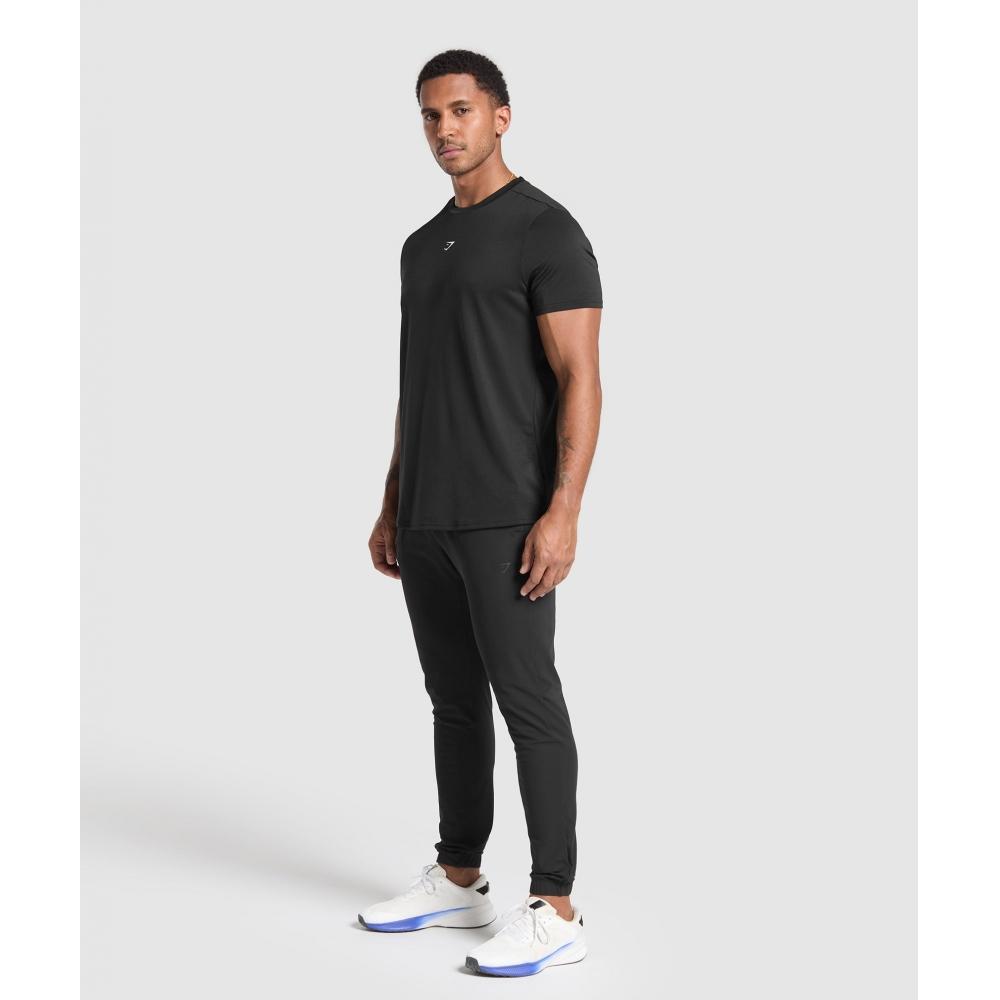 Gymshark Джоггеры Studio черные A1c3q Bb2j