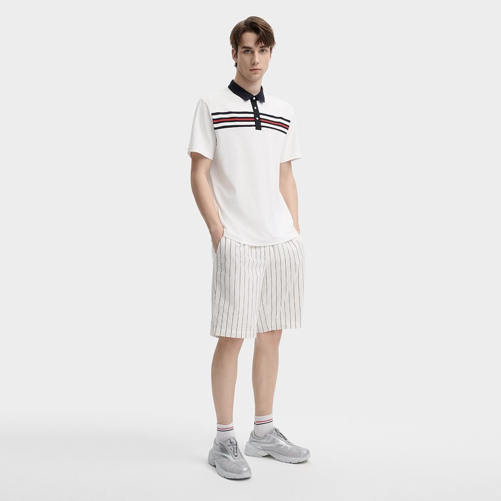 FILA Polo Shirt Men's Cloud White F11M437103FWT