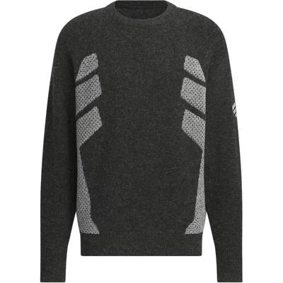FW24 FUSTL Series P Crew2 Простой повседневный универсальный вязаный свитер с длинным рукавом Мужские топы Carbon-Black JW6682