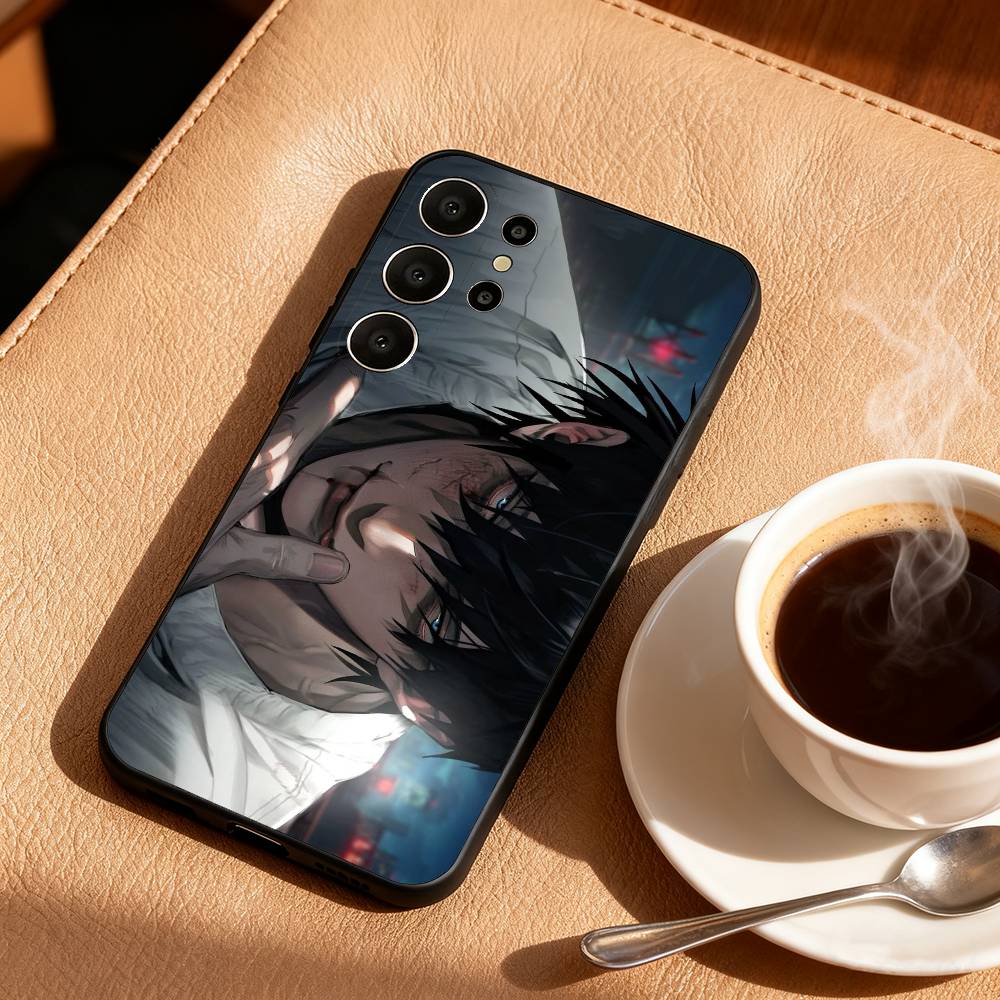 Чехол для телефона Toji F-Fushiguro Jujutsu K-Kaisen Для Samsung S26,S25,S24,S21,S22,S23,S30,Ultra,S20,FE,Lite,10,9, Черный чехол